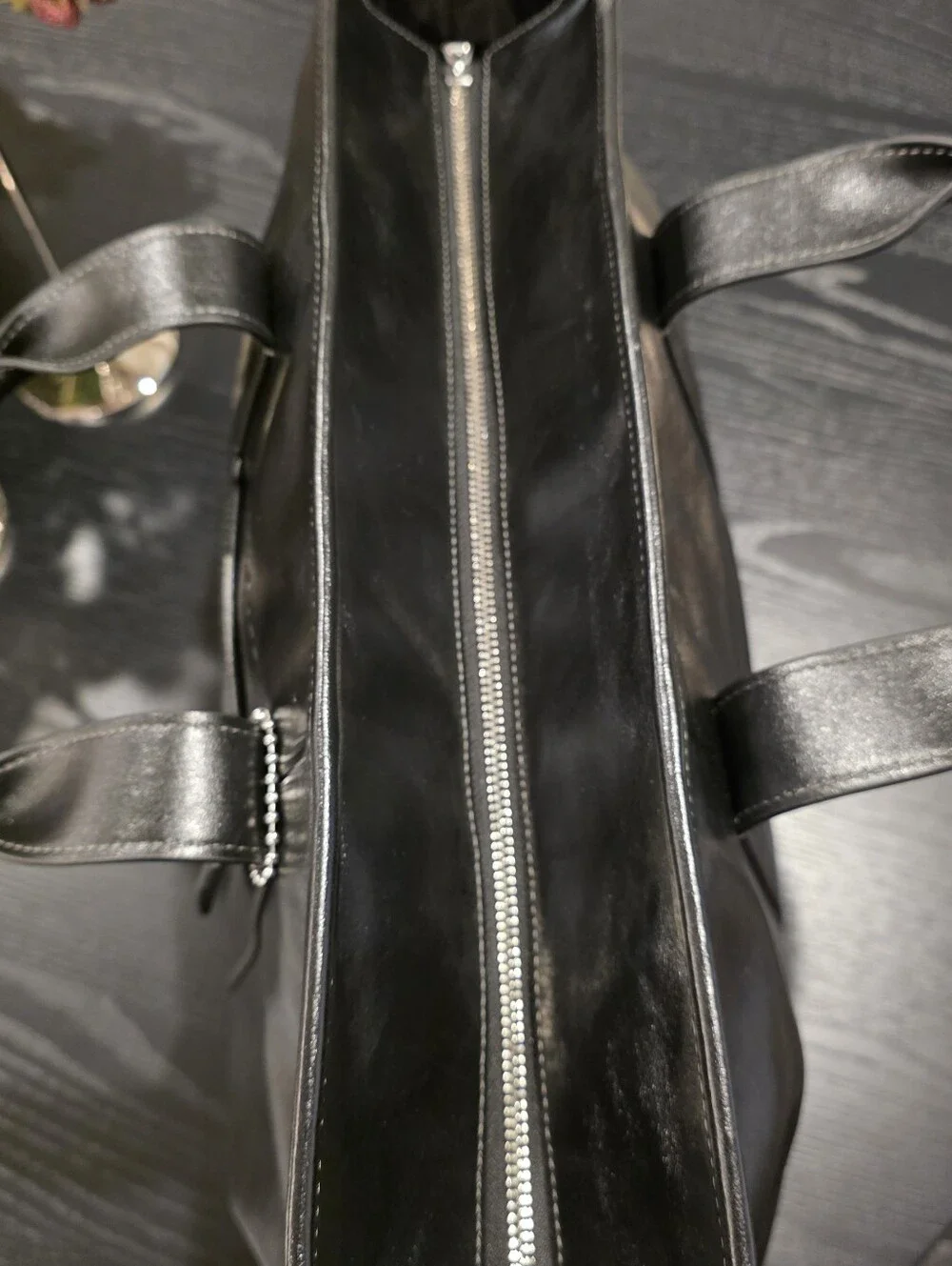 Coach Glazed Black Grayson Tote